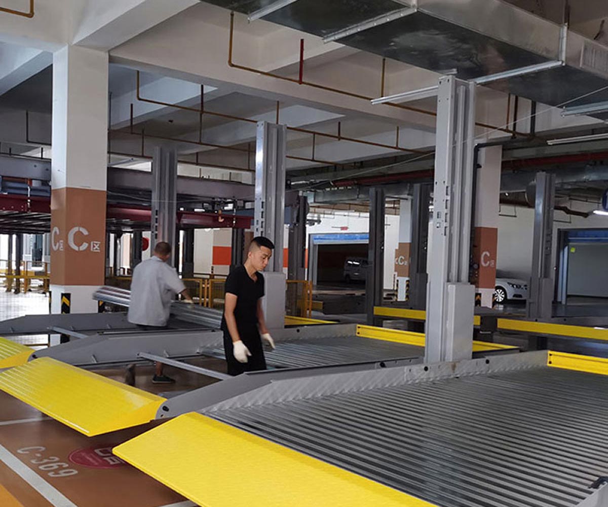蒲江左右橫移機(jī)械式停車庫出租