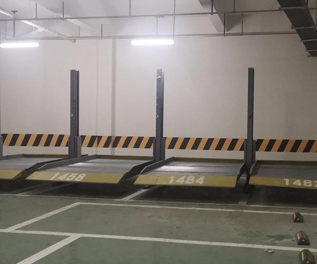 中江雙層PSH型機(jī)械停車(chē)庫(kù)安裝