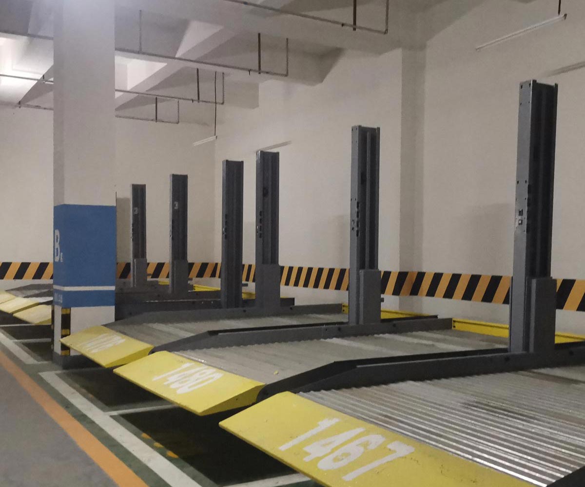 夾江兩層機械停車場安裝