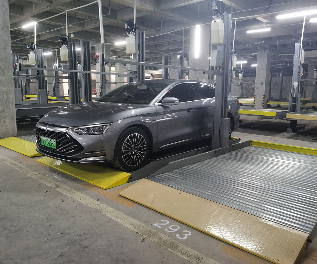 蒲江二層升降平移立體停車庫短租