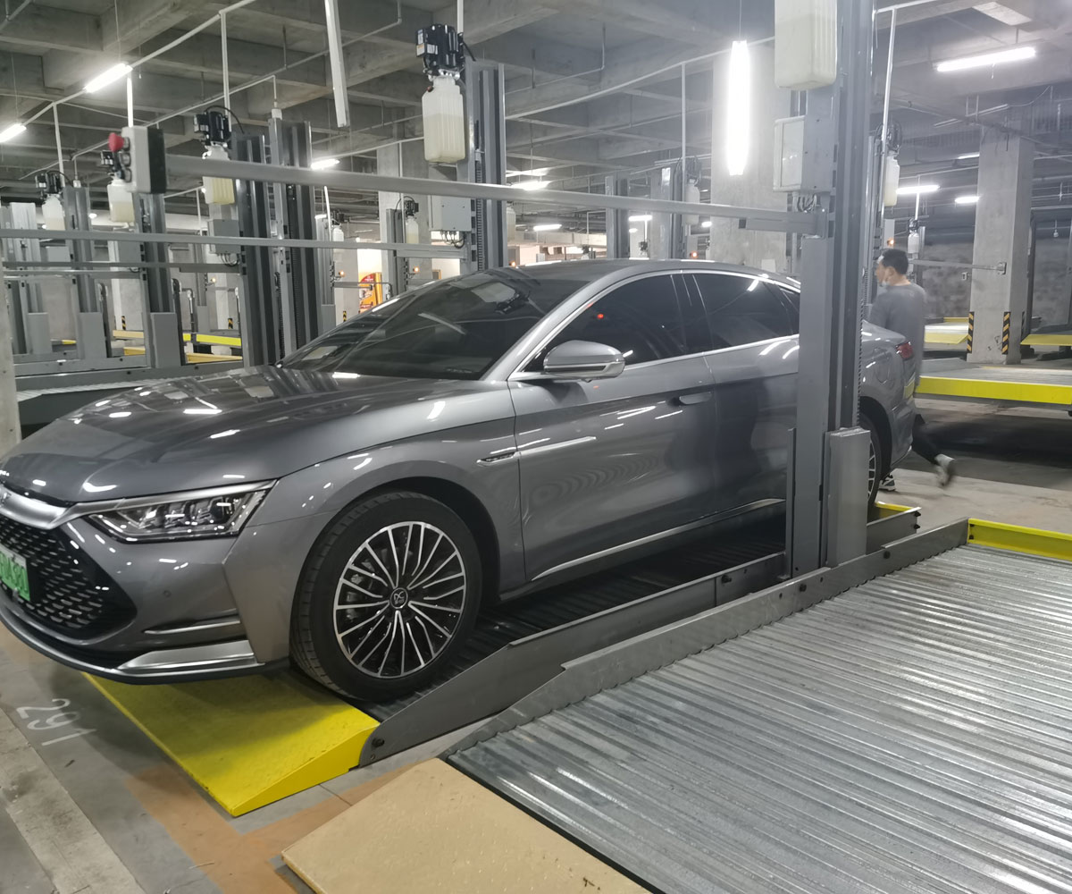 廣西小區(qū)雙層機(jī)械式立體停車設(shè)備