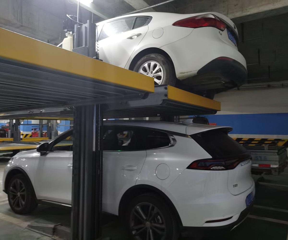 威遠(yuǎn)地下室四柱機(jī)械立體停車設(shè)備