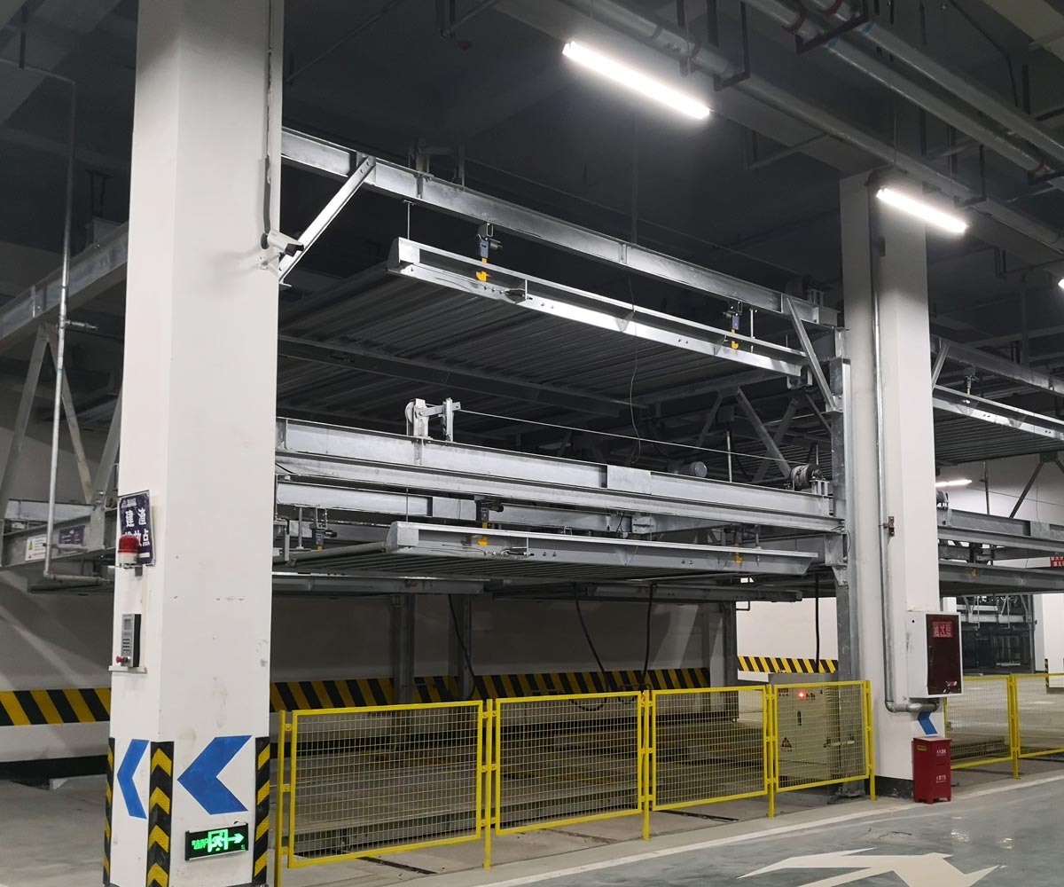 廣西PSH2重列二層升降橫移機(jī)械式停車設(shè)備