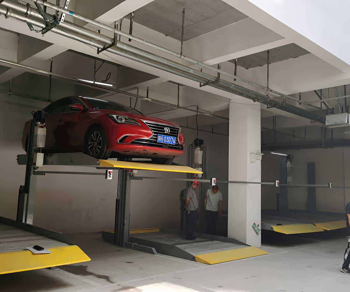 廣安兩柱式立體停車設備限高探討