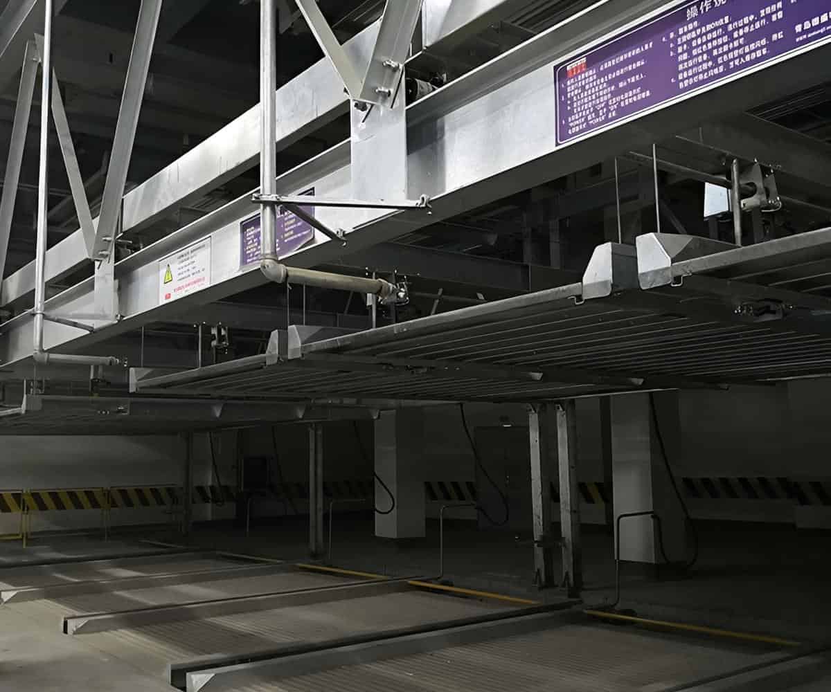 蘆山立體車庫租賃中的兩柱機械式停車位上門安裝
