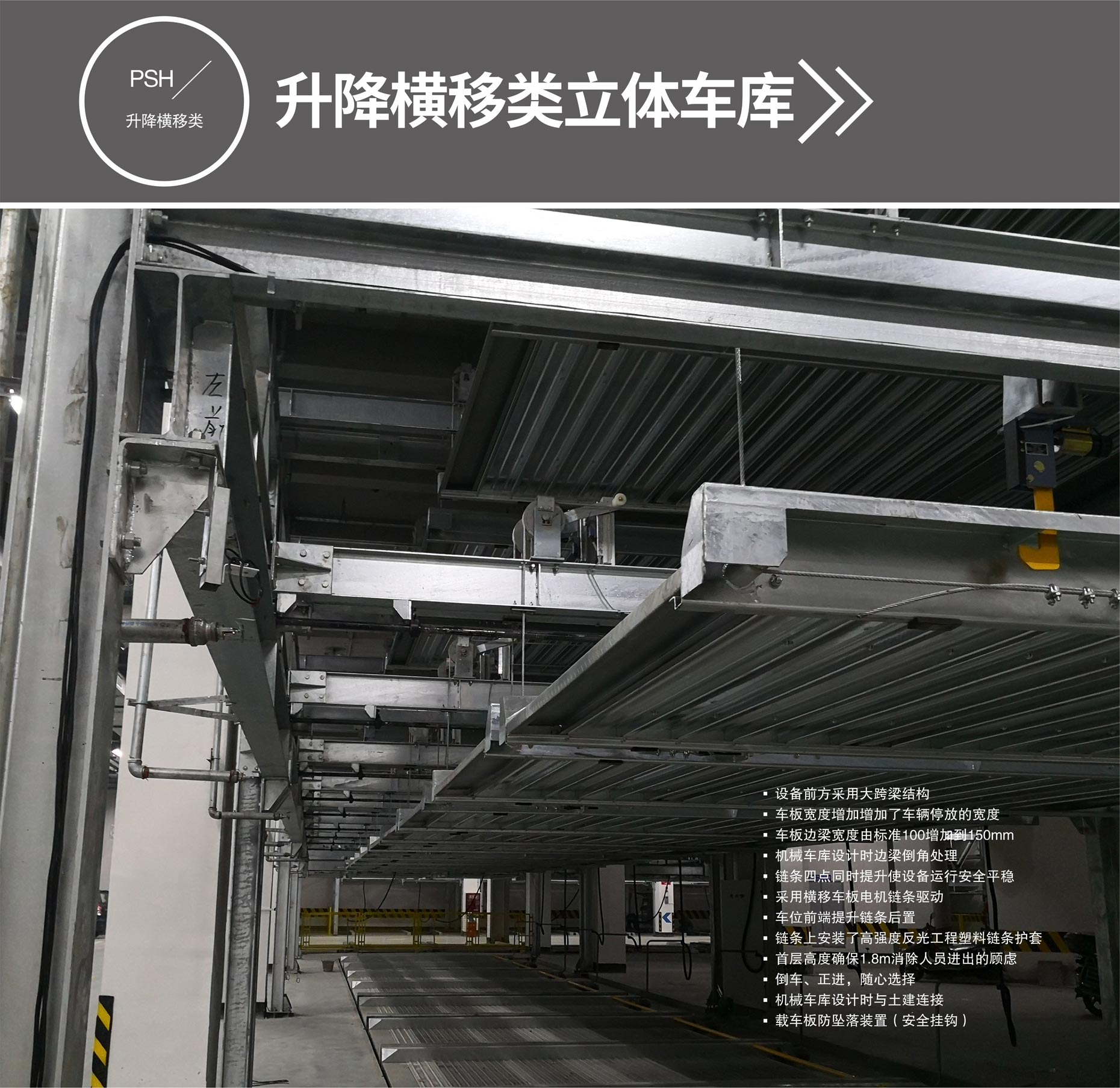 雙層升降橫移式立體停車庫過驗收升降橫移式立體車庫